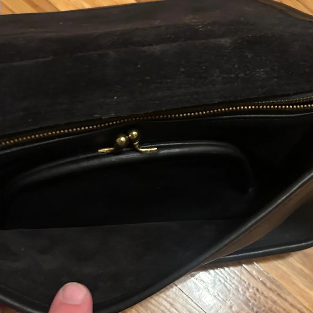 Coach Black Leather Men's or Women’s Clutch Wallet Vintage - Picture 6 of 13